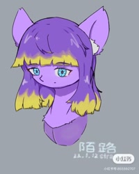 Size: 872x1090 | Tagged: safe, artist:陌路, oc, oc:芯余, pegasus, pony, robot, robot pony, ear fluff, smiling