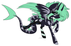 Size: 3489x2269 | Tagged: safe, artist:beamybutt, oc, oc only, pony, clothes, colored wings, costume, eyelashes, high res, horns, raised hoof, simple background, skeleton costume, solo, transparent background, two toned wings, wings