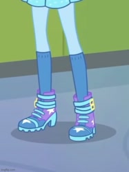 Size: 527x705 | Tagged: safe, screencap, trixie, best trends forever, equestria girls, equestria girls series, g4, clothes, cropped, legs, pictures of legs, shoes, socks