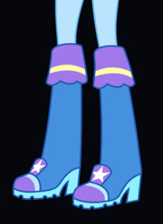 Size: 537x737 | Tagged: safe, screencap, trixie, equestria girls, g4, boots, boots shot, high heel boots, legs, pictures of legs, shoes