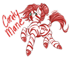 Size: 2801x2141 | Tagged: safe, artist:holidaye, oc, oc:candy mane, pony, zebra, female, high res, simple background, solo, transparent background