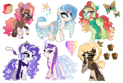 Size: 1024x692 | Tagged: safe, artist:marihht, oc, oc only, earth pony, pony, unicorn, base used, choker, clothes, colored hooves, feather boa, female, glasses, jewelry, leg warmers, leonine tail, mare, offspring, parent:applejack, parent:big macintosh, parent:cheese sandwich, parent:fancypants, parent:pinkie pie, parent:princess cadance, parent:princess skystar, parent:rarity, parent:tree hugger, parent:trouble shoes, parents:cheesepie, parents:raridance, parents:raripants, parents:skyity, parents:treemac, parents:troublejack, scarf, simple background, tail, tiara, transparent background, unshorn fetlocks