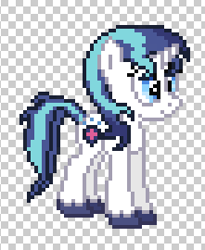Size: 221x270 | Tagged: safe, artist:verve, shining armor, pony, unicorn, checkered background, female, gleaming shield, mare, pixel art, rule 63, smiling, solo, unshorn fetlocks