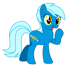 Size: 753x698 | Tagged: safe, artist:mattiedrawsponies, starbeam, earth pony, pony, g3, g4, colored, cute, female, g3 adorabeam, g3 to g4, generation leap, hoof hold, mare, open mouth, open smile, simple background, smiling, solo, transparent background, vector
