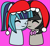 Size: 507x468 | Tagged: safe, artist:jadeharmony, octavia melody, sonata dusk, g4, cute, female, hat, lesbian, nuzzling, shipping, sonatabetes, sontavia