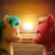 Size: 1080x1080 | Tagged: safe, edit, edited screencap, editor:theglitchyme, screencap, hitch trailblazer, sprout cloverleaf, earth pony, pony, g5, my little pony: a new generation, duo, duo male, gay, looking at each other, looking at someone, male, maretime bay, ship:clovertrail, shipping, stallion, sunset