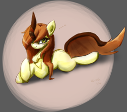 Size: 1874x1655 | Tagged: safe, artist:rainsketch, autumn blaze, kirin, g4, long hair, solo