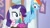 Size: 1920x1080 | Tagged: safe, screencap, rainbow dash, rarity, g4, my little pony: friendship is magic, the end in friend, boots, glitter boots, shoes