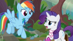 Size: 1920x1080 | Tagged: safe, screencap, rainbow dash, rarity, g4, the end in friend, boots, glitter boots, shoes