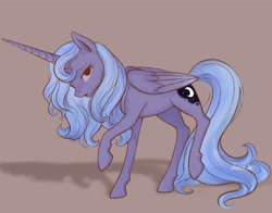 Size: 2048x1604 | Tagged: safe, artist:mn27, princess luna, alicorn, pony, g4, frown, looking at you, s1 luna, solo