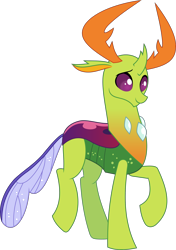 Size: 2000x2840 | Tagged: safe, artist:frownfactory, thorax, changedling, changeling, g4, triple threat, cute, high res, king thorax, male, simple background, smiling, solo, thorabetes, transparent background, vector