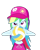 Size: 868x1080 | Tagged: safe, edit, edited screencap, screencap, rainbow dash, equestria girls, equestria girls specials, g4, my little pony equestria girls: better together, my little pony equestria girls: forgotten friendship, background removed, cap, clothes, female, hat, not a vector, simple background, solo, sports, swimming trunks, swimsuit, transparent background, volleyball