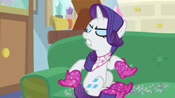 Size: 1920x1080 | Tagged: safe, screencap, rarity, pony, g4, the end in friend, boots, glitter boots, shoes, solo, starlight's office