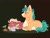 Size: 1200x900 | Tagged: safe, artist:lepz_weird, hitch trailblazer, sprout cloverleaf, earth pony, pony, g5, my little pony: a new generation, duo, duo male, gay, male, ship:clovertrail, shipping, sprout, sprout with a sprout, stallion