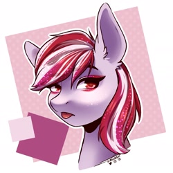 Size: 1911x1911 | Tagged: safe, artist:ak4neh, sugar moonlight, earth pony, pony, g5, bust, solo