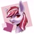 Size: 1911x1911 | Tagged: safe, artist:ak4neh, sugar moonlight, earth pony, pony, g5, my little pony: a new generation, abstract background, bust, ear fluff, eyebrows, eyebrows visible through hair, eyeshadow, female, glitter, looking at you, makeup, mare, portrait, shading, signature, solo, three quarter view, tongue out