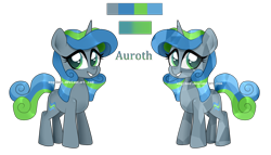 Size: 2100x1200 | Tagged: safe, artist:kaikururu, oc, oc only, crystal pony, pony, unicorn, duo, eyelashes, female, grin, horn, mare, reference sheet, simple background, smiling, transparent background, unicorn oc