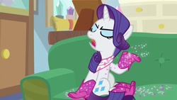 Size: 1920x1080 | Tagged: safe, screencap, rarity, g4, the end in friend, boots, glitter boots, shoes, starlight's office