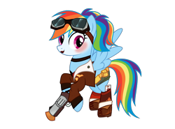 Size: 3636x2685 | Tagged: safe, artist:idkhesoff, derpibooru exclusive, rainbow dash, pegasus, pony, g4, alternate hairstyle, belt, blushing, bomber jacket, boots, choker, clothes, cosplay, costume, crossover, dc comics, face paint, female, flying, goggles, gun, handgun, harley quinn, high res, jacket, lipstick, makeup, mare, pigtails, pistol, playing card, shoes, shorts, simple background, socks, solo, transparent background, twintails, weapon