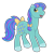 Size: 1280x1280 | Tagged: safe, artist:horse-time-babey, oc, oc only, oc:casterbay, earth pony, pony, g1, g4, female, g4 to g1, generation leap, mare, simple background, smiling, solo, transparent background