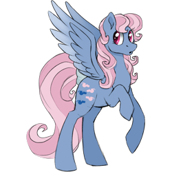 Size: 1280x1280 | Tagged: safe, artist:horse-time-babey, wind whistler, pegasus, pony, g1, g4, cute, female, g1 to g4, generation leap, mare, rearing, simple background, solo, transparent background, whistlerbetes