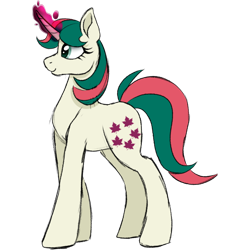 Size: 1280x1280 | Tagged: safe, artist:horse-time-babey, gusty, pony, unicorn, g1, simple background, solo, transparent background