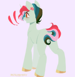 Size: 1280x1303 | Tagged: safe, artist:pastelperyton, oc, oc only, pony, unicorn, solo