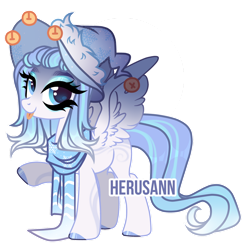 Size: 1280x1249 | Tagged: safe, artist:herusann, oc, oc only, pegasus, pony, :p, base used, clothes, eyelashes, female, hat, hoof polish, makeup, mare, pegasus oc, scarf, simple background, smiling, solo, tongue out, transparent background, wings, witch hat