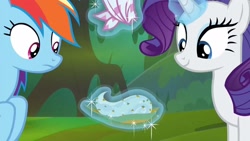 Size: 1920x1080 | Tagged: safe, screencap, rainbow dash, rarity, g4, the end in friend