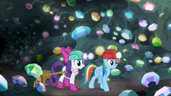 Size: 1920x1080 | Tagged: safe, screencap, rainbow dash, rarity, g4, the end in friend, boots, glitter boots, shoes