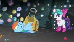 Size: 1920x1080 | Tagged: safe, screencap, rainbow dash, rarity, g4, the end in friend, boots, glitter boots, shoes