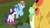 Size: 1920x1080 | Tagged: safe, screencap, rainbow dash, rarity, bufogren, pegasus, pony, unicorn, g4, season 8, the end in friend, boots, glitter boots, shoes