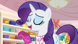 Size: 1920x1080 | Tagged: safe, screencap, rarity, sandbar, smolder, g4, the end in friend, boots, glitter boots, shoes