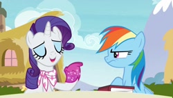 Size: 1920x1080 | Tagged: safe, screencap, rainbow dash, rarity, g4, the end in friend