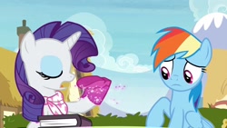 Size: 1920x1080 | Tagged: safe, screencap, rainbow dash, rarity, g4, the end in friend, boots, glitter boots, shoes