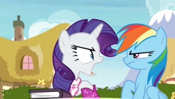 Size: 1920x1080 | Tagged: safe, screencap, rainbow dash, rarity, g4, the end in friend, boots, glitter boots, shoes