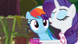 Size: 1920x1080 | Tagged: safe, screencap, rainbow dash, rarity, g4, the end in friend, boots, glitter boots, shoes