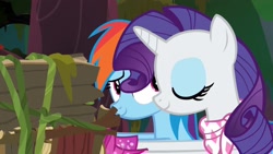 Size: 1920x1080 | Tagged: safe, screencap, rainbow dash, rarity, g4, the end in friend, boots, glitter boots, shoes