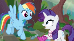 Size: 1920x1080 | Tagged: safe, screencap, rainbow dash, rarity, g4, my little pony: friendship is magic, the end in friend, boots, glitter boots, shoes