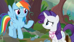 Size: 1920x1080 | Tagged: safe, screencap, rainbow dash, rarity, g4, my little pony: friendship is magic, the end in friend, boots, glitter boots, shoes