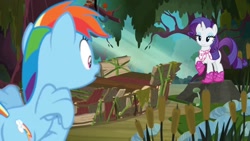 Size: 1920x1080 | Tagged: safe, screencap, rainbow dash, rarity, g4, the end in friend, boots, glitter boots, shoes