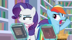 Size: 1920x1080 | Tagged: safe, screencap, rainbow dash, rarity, g4, the end in friend, boots, glitter boots, shoes