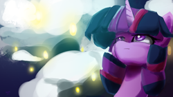 Size: 3840x2160 | Tagged: source needed, safe, artist:rainsketch, twilight sparkle, pony, unicorn, g4, female, high res, mare, moon, solo