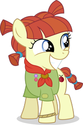 Size: 3998x6049 | Tagged: safe, artist:cirillaq, nature walk, earth pony, pony, g4, the mane attraction, absurd resolution, female, filly, foal, simple background, smiling, solo, transparent background, vector