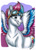 Size: 2550x3523 | Tagged: safe, artist:lupiarts, zipp storm, pegasus, pony, g5, my little pony: a new generation, chest fluff, drawing, ear fluff, eyebrows, eyelashes, feather, female, flyer, goggles, goggles on head, grin, high res, mare, signature, smiling, solo, spread wings, traditional art, wings