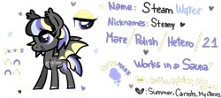 Size: 786x350 | Tagged: safe, artist:kaikururu, oc, oc only, bat pony, pony, bat pony oc, bat wings, reference sheet, simple background, solo, transparent background, wings