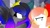 Size: 1604x894 | Tagged: safe, artist:teonnakatztkgs, oc, oc only, pegasus, pony, angry, bust, duo, ethereal mane, eyelashes, makeup, pegasus oc, starry mane