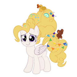 Size: 600x600 | Tagged: safe, artist:foxyfell1337, surprise, pegasus, pony, g1, g4, the last problem, base used, female, g1 to g4, generation leap, mare, older, older surprise, simple background, solo, transparent background, vector