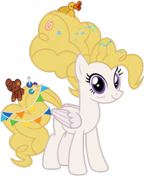 Size: 815x1001 | Tagged: safe, artist:foxyfell1337, surprise, pegasus, pony, g1, g4, the last problem, base used, female, g1 to g4, generation leap, looking at you, mare, older, older surprise, simple background, solo, transparent background, vector