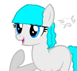 Size: 684x630 | Tagged: safe, artist:rosienature123, oc, oc only, oc:skylar, earth pony, pony, blue eyes, earth pony oc, element of air, female, hooves, mare, open mouth, open smile, simple background, smiling, solo, transparent background